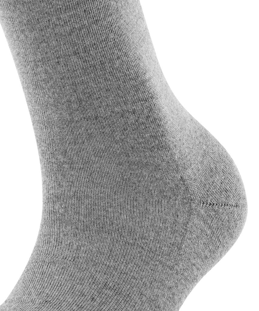 Chaussettes laine dame FALKE "Softmerino" 47488 - Light grey mel 3830