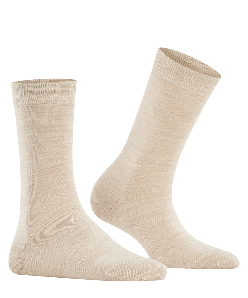 Chaussettes laine dame FALKE "Softmerino" 47488 - Linn mel 4549