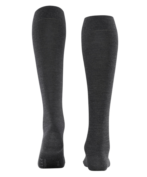 Chaussettes 3/4 laine dame FALKE "Softmerino" 47438 - Anthracite 3089