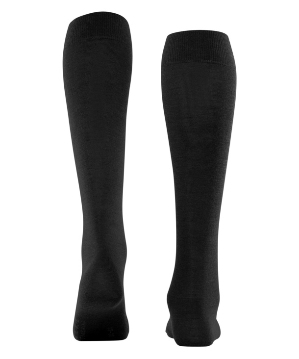 Chaussettes 3/4 laine dame FALKE "Softmerino" 47438 - Black 3009