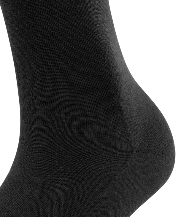 Chaussettes 3/4 laine dame FALKE "Softmerino" 47438 - Black 3009