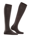 Chaussettes 3/4 laine dame FALKE "Softmerino" 47438 - Dark brown 5239