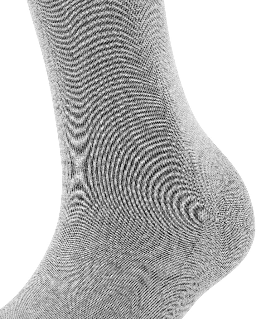 Chaussettes 3/4 laine dame FALKE "Softmerino" 47438 - Light grey mel 3830