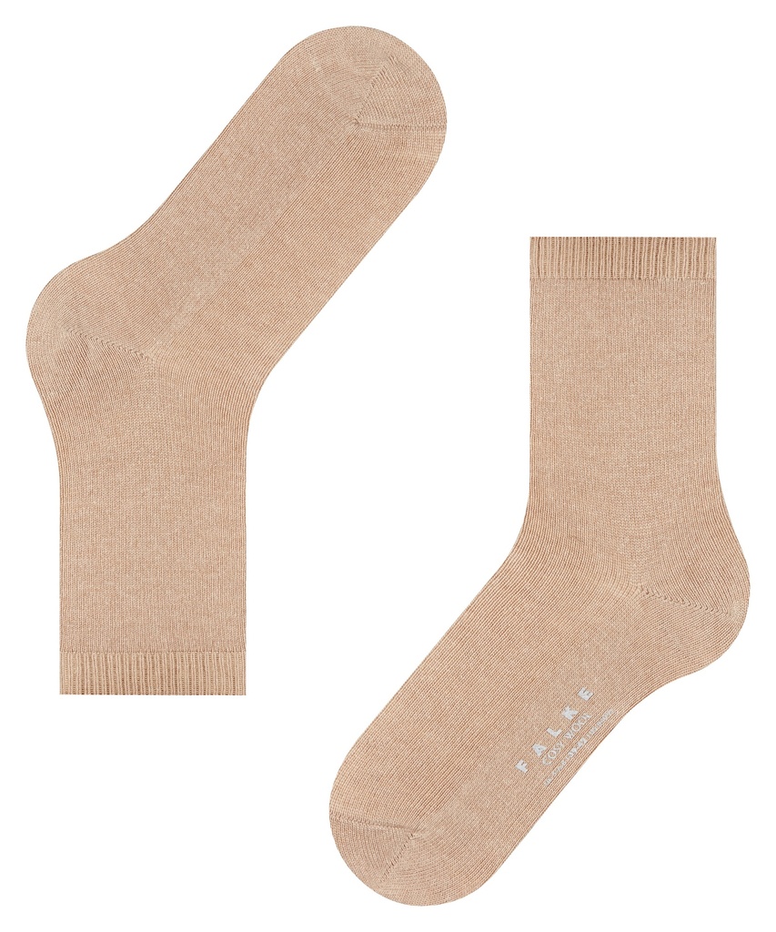 Chaussettes laine&cachemire dame FALKE "Cosy Wool" 47548 - Camel 4220