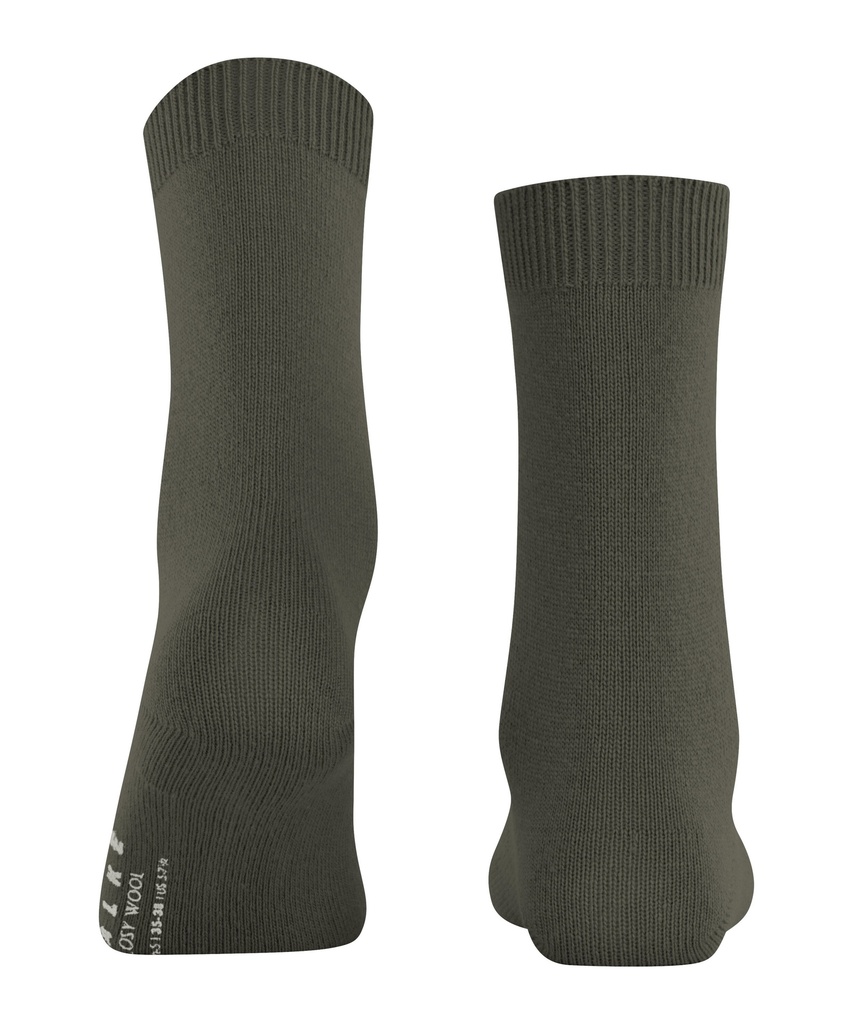 Chaussettes laine&cachemire dame FALKE "Cosy Wool" 47548 - Military 7826