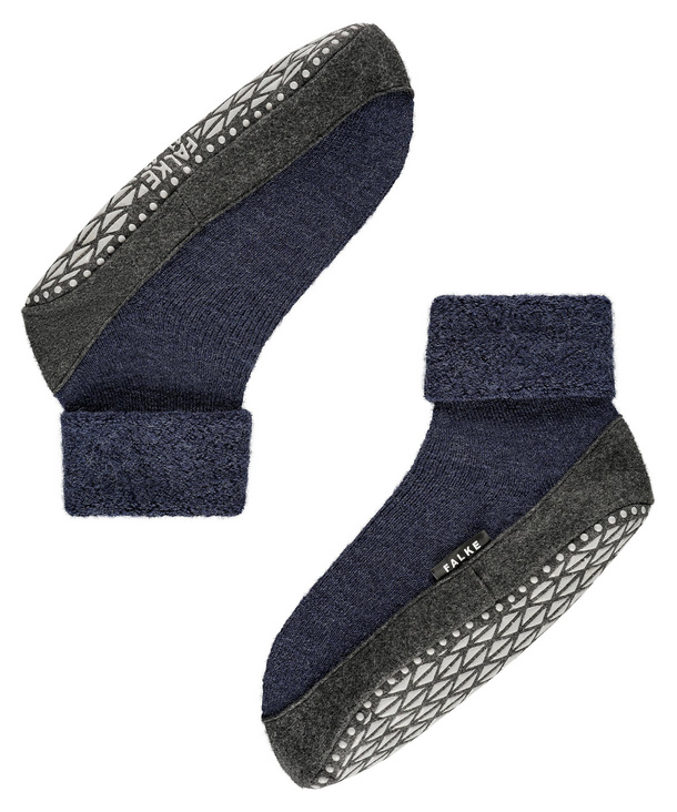 Chaussettes Hommes antidérapantes FALKE "Cosyshoe" 16560 - Dark blue 6680