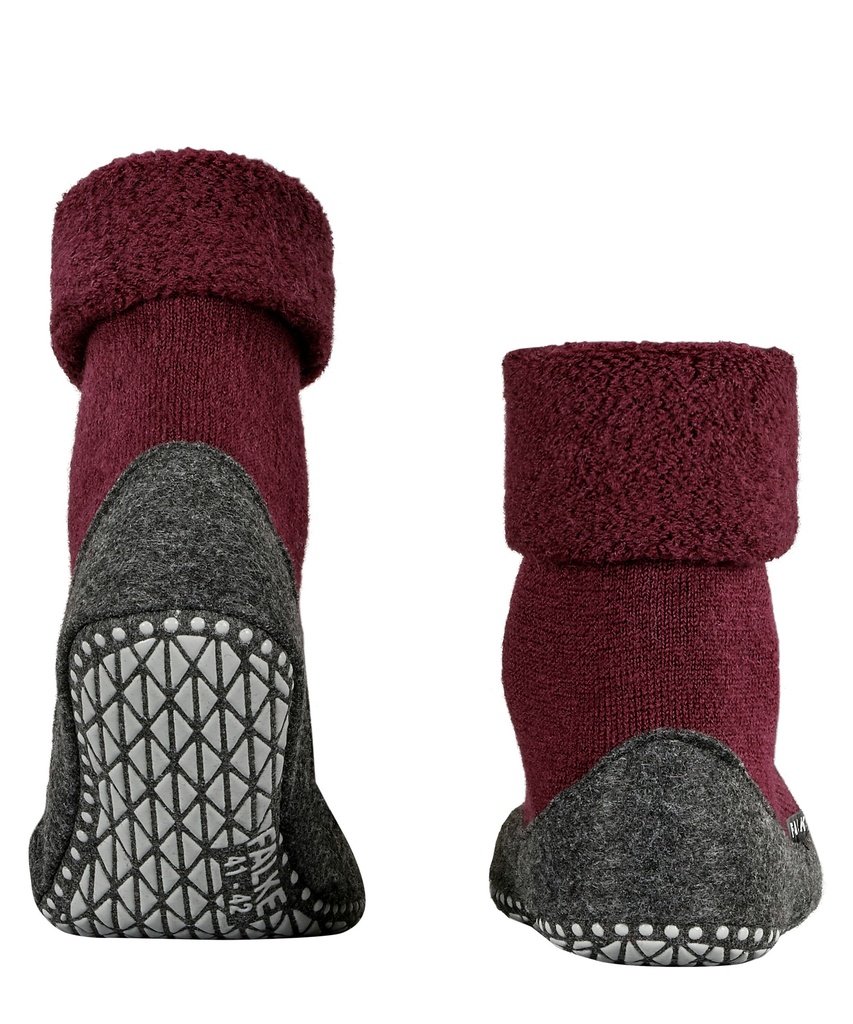 Chaussettes Hommes antidérapantes FALKE "Cosyshoe" 16560 - Barolo 8596