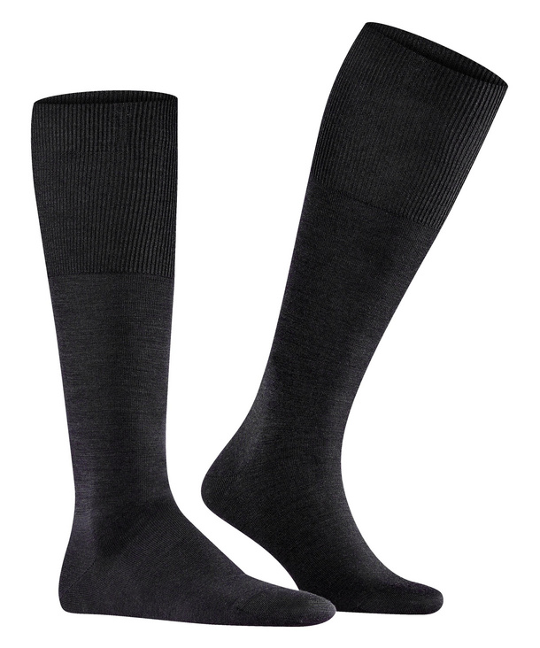 Chaussettes 3/4 Hommes Laine FALKE "Airport" 15435 - Black 300