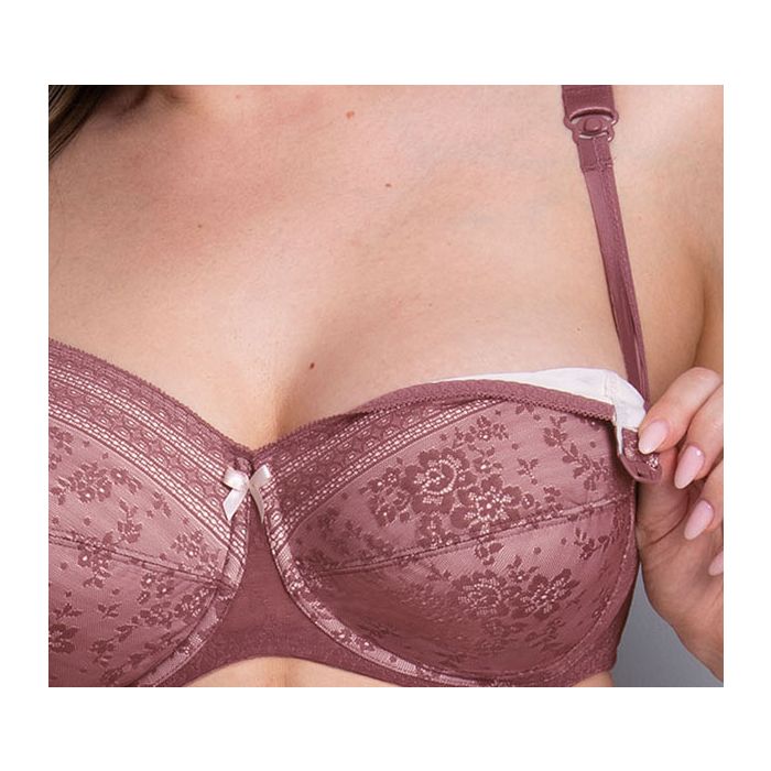 Soutien-gorge d'allaitement avec armatures ANITA MATERNITY "Fleur"5053 - Rose framboise 769