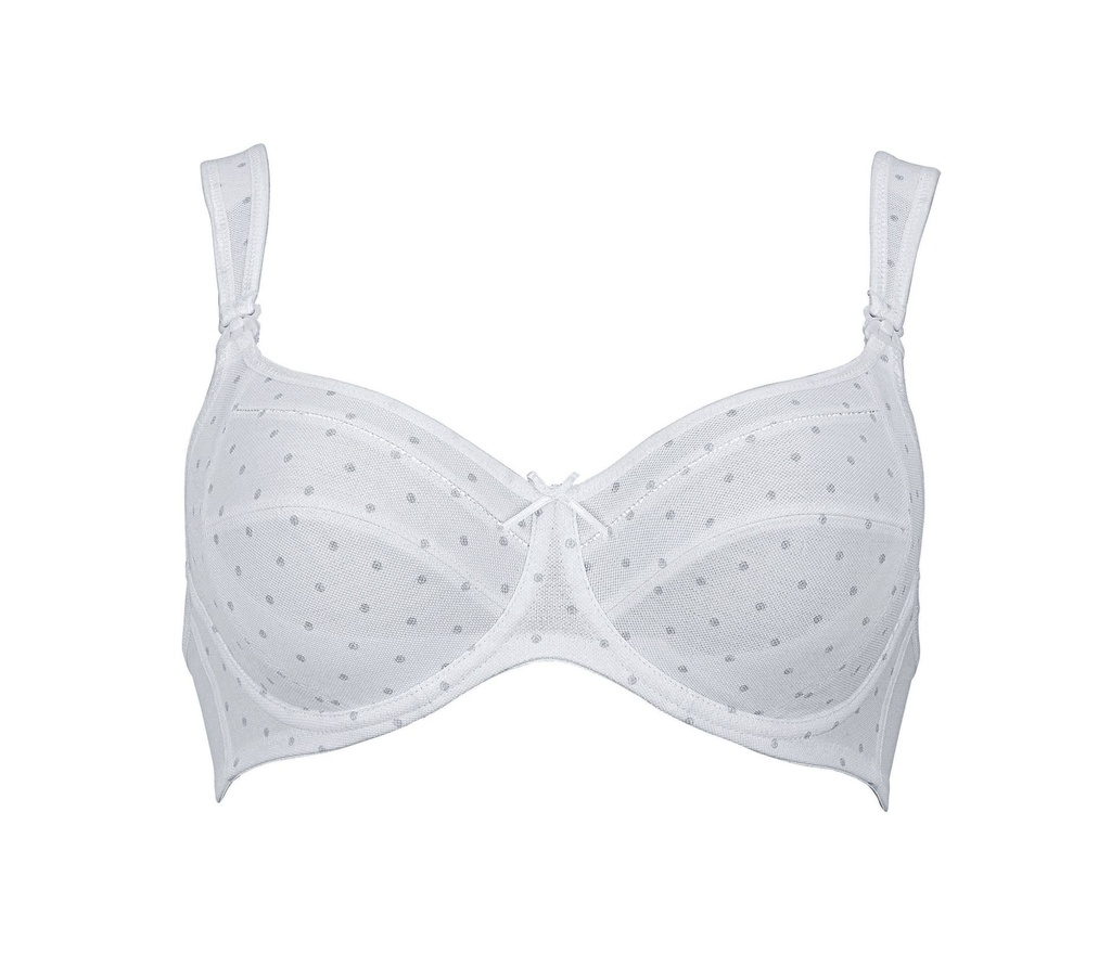 Soutien-gorge d'allaitement avec armatures ANITA MATERNITY "Miss Cotton" 5056 - Blanc perlé 671