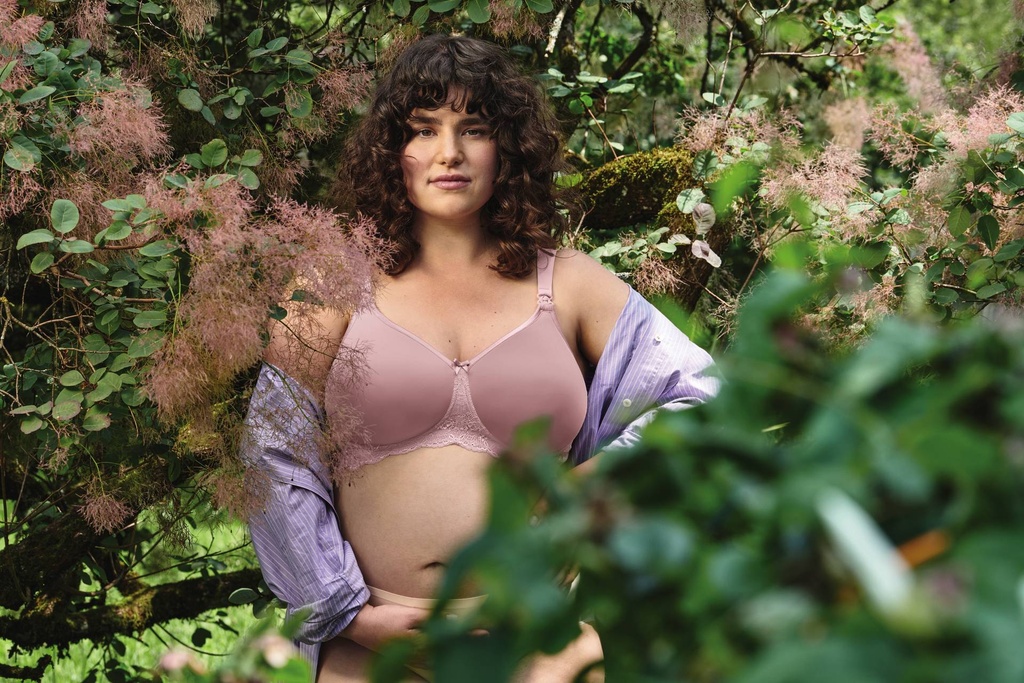 Soutien-gorge d'allaitement coques & sans armatures ANITA MATERNITY "Miss Lovely" 5086 - Bois de rose 596