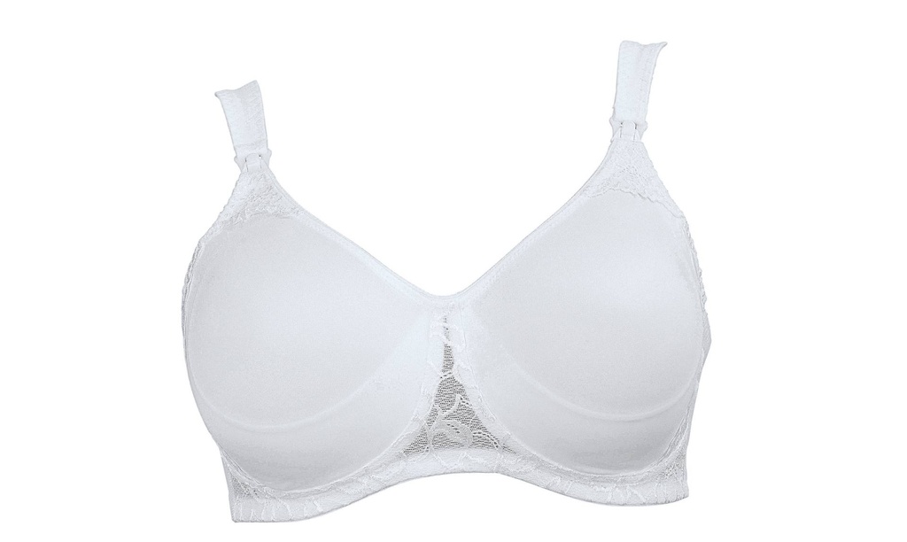 Soutien-gorge d'allaitement sans armatures ANITA MATERNITY "Basic" 5062 - Blanc 006