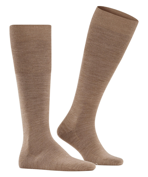 Chaussettes 3/4 Hommes Laine FALKE "Airport" 15435 - Nutmeg mel 5410