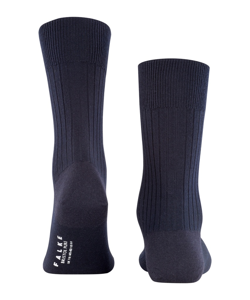 Chaussettes Hommes Laine FALKE "Bristol" 14415 - Dark navy 6370