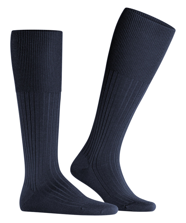 Chaussettes 3/4 Hommes 100% Laine FALKE "Bristol" 15415 - Dark navy 6370