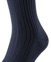 Chaussettes 3/4 Hommes 100% Laine FALKE "Bristol" 15415 - Dark navy 6370