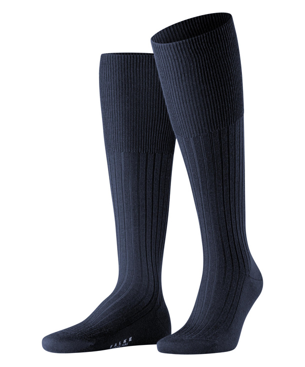 Chaussettes 3/4 Homme 100% Laine FALKE "Bristol" 15415 - Dark navy 6370 (39/40)