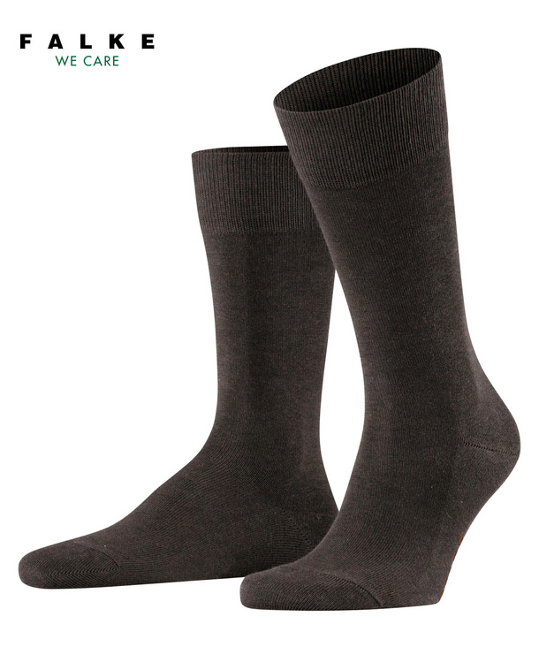 Chaussettes Homme Coton FALKE "Family We Care" 14657 - Dark Brown 5450