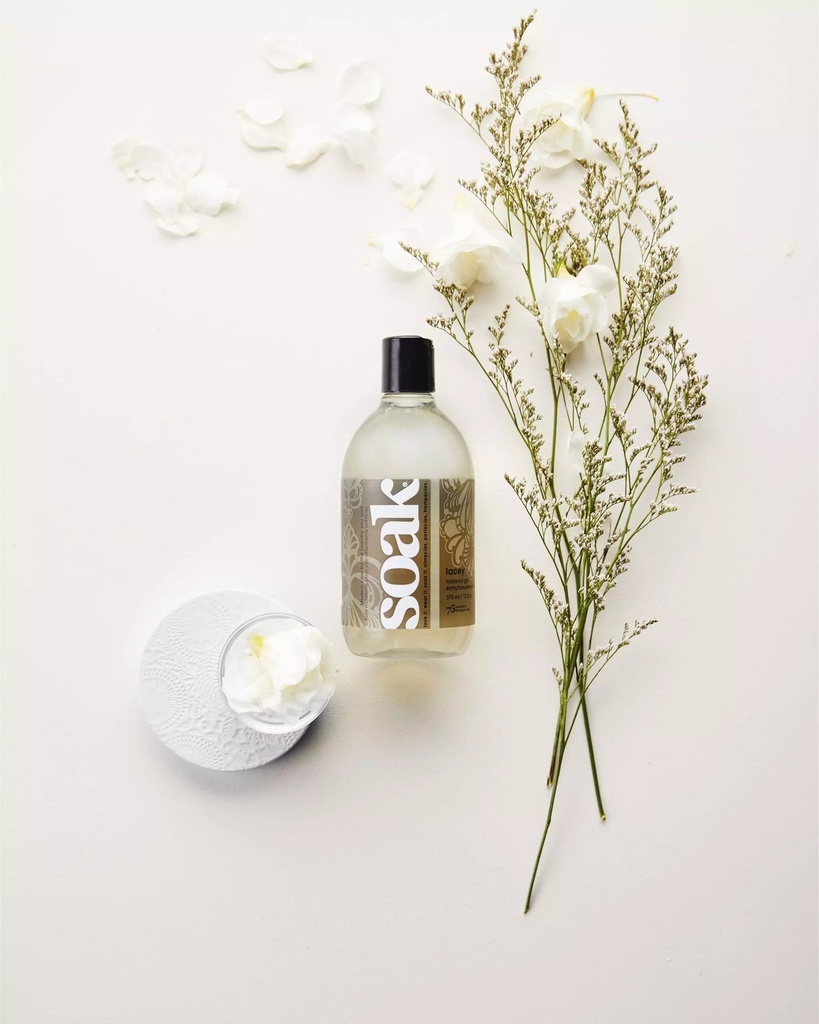 Lessive biodégradable linge délicat SOAK 375ml - Lacey