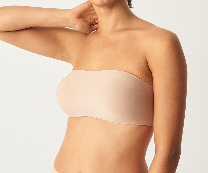 Bandeau paddé stretch invisible CHANTELLE "SoftStretch" C16A30 - Nude 0WU