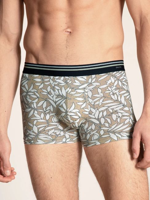 Boxer homme fantaisie 95% coton CALIDA "Cotton Code Design" 26684 - White Pepper 913