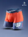 Boxer homme fantaisie microfibre avec maintien intérieur LOIC HENRY "Identity" KBI027X - Super Dad