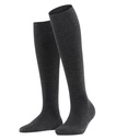 Chaussettes 3/4 laine dame FALKE "Softmerino" 47438 - Anthra. Mel. 3089