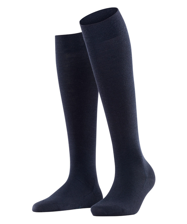 Chaussettes 3/4 laine dame FALKE "Softmerino" 47438 - Dark navy 6379