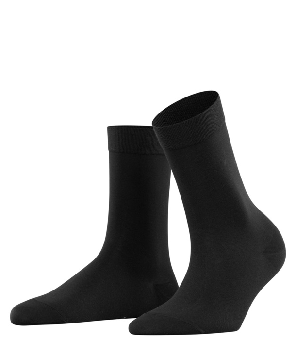Chaussettes coton dame FALKE "Cotton Touch" 47673 - Black 3009 (35/38)