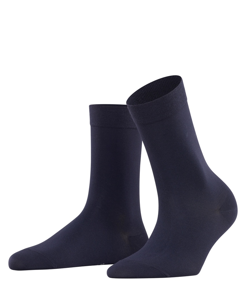 Chaussettes coton dame FALKE "Cotton Touch" 47673 - Dark navy 6379