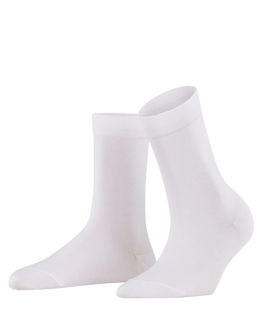 Chaussettes coton femme FALKE "Cotton Touch" 47673 - White 2009 (35/38)