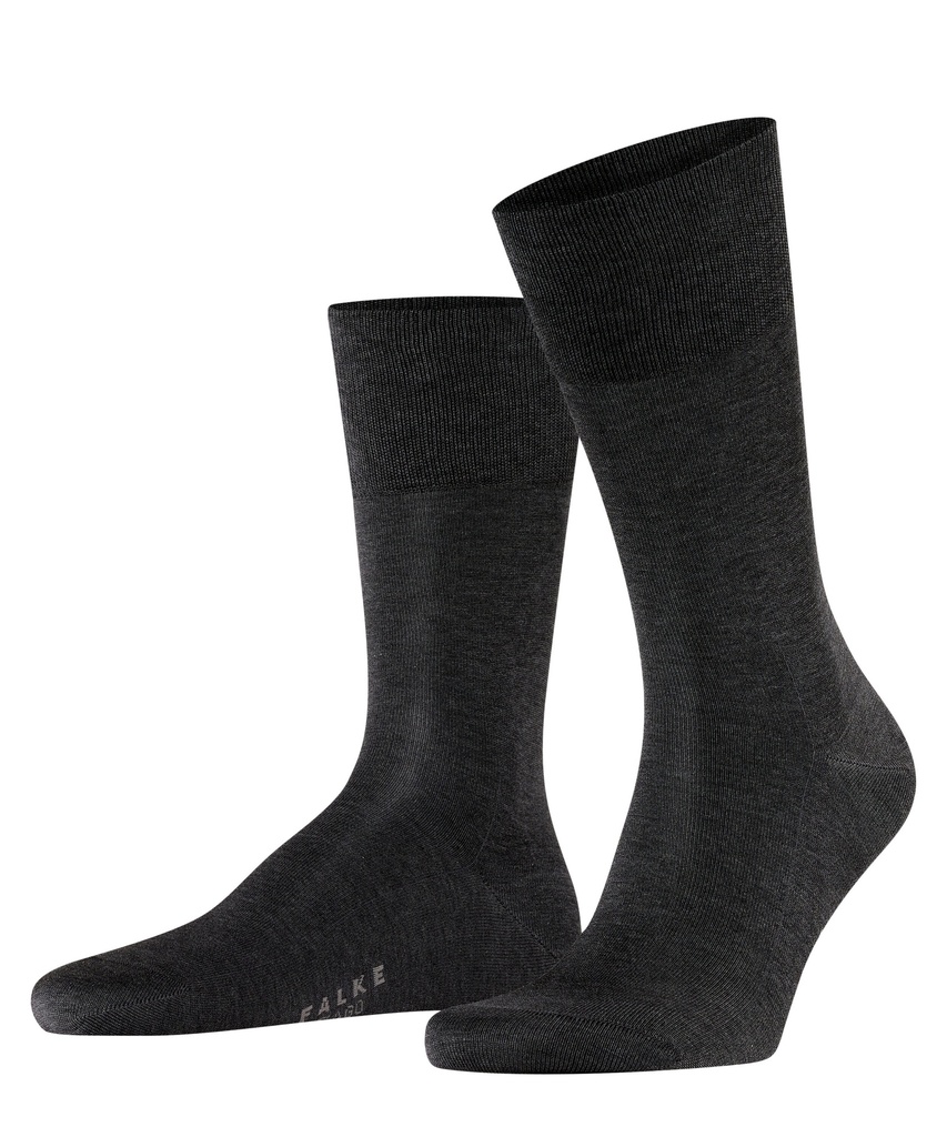 Chaussettes Homme 100% fil d'écosse FALKE "Tiago" 14662 - Anthracite mel 3190 (39/40)