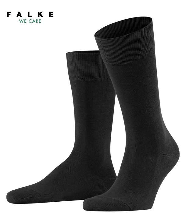 Chaussettes Hommes Coton FALKE "Family We Care" 14657 - Black 3000