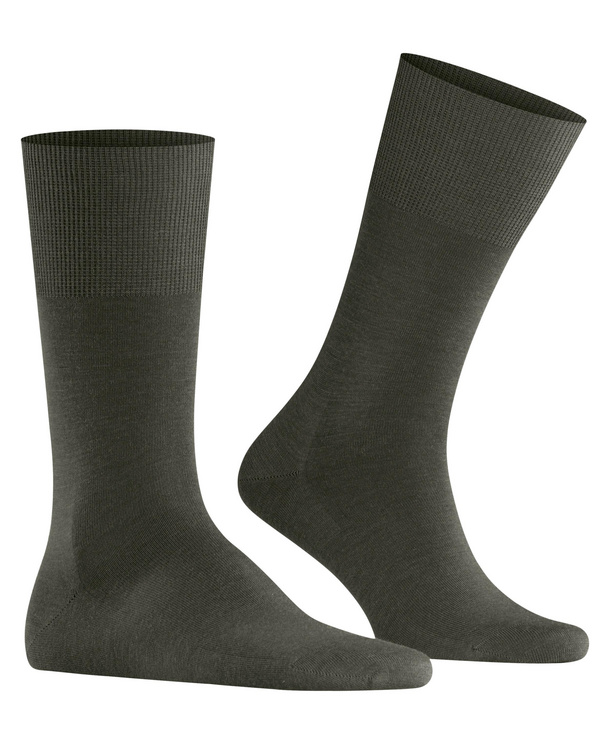 Chaussettes Homme Laine FALKE "Airport" 14435 - Green Mel. 7155