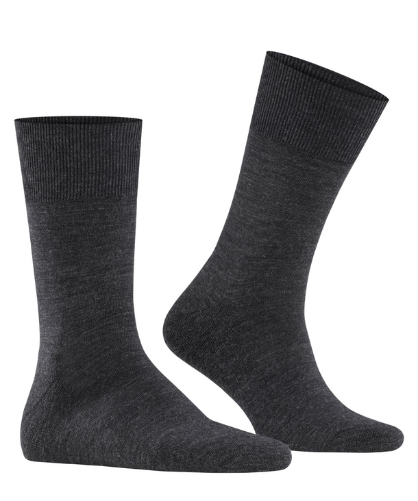 Chaussettes Hommes Laine FALKE "Airport Plus" 14403 - Anthra. Mel. 3080