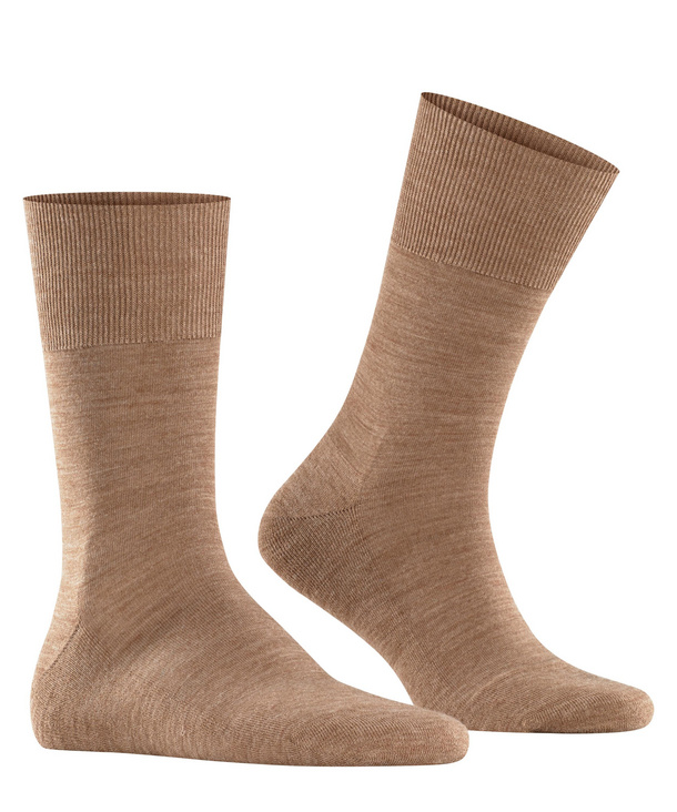 Chaussettes Homme Laine FALKE "Airport Plus" 14403 - Nutmeg mel 5410 (39/40)