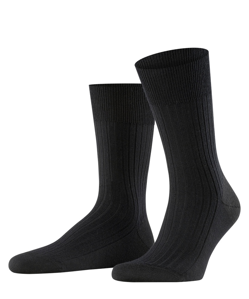 Chaussettes Hommes Laine FALKE "Bristol" 14415 - Black 3000 (39/40)