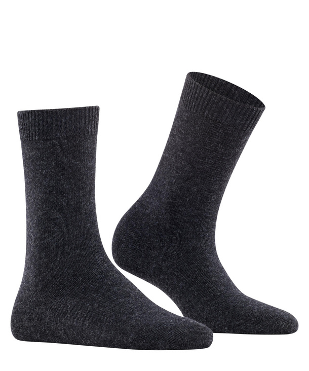 Chaussettes laine&cachemire dame FALKE "Cosy Wool" 47548 - Anthra. Mel. 3089