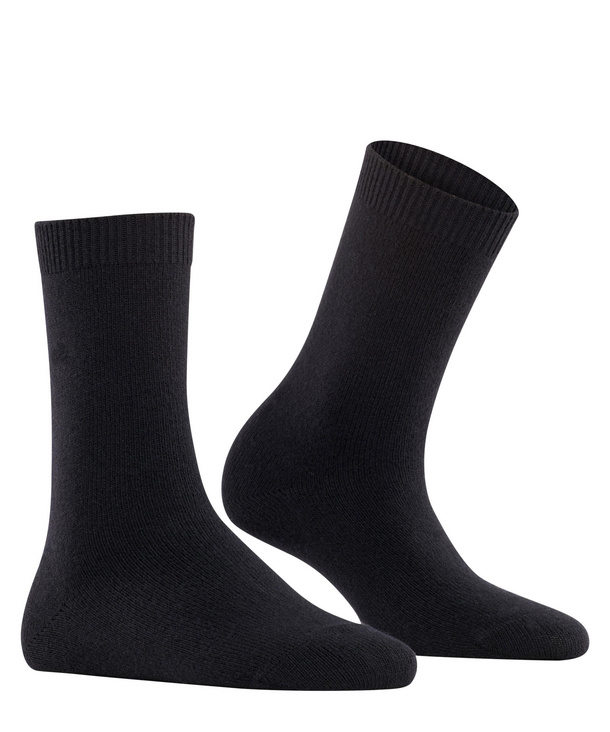 Chaussettes laine&cachemire dame FALKE "Cosy Wool" 47548 - Black 3009