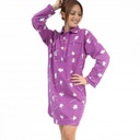Chemise de nuit dame en pilou JUSQU'AU LEVER DU JOUR - Chat Rose