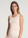 Chemisette sans manche laine & soie CALIDA "True confidence" 12435 - Light Ivory 090