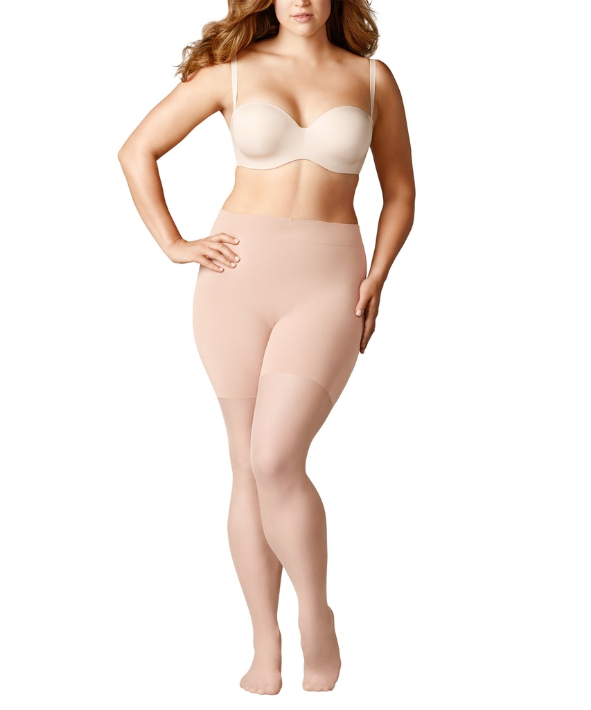 Collant fin 20 deniers FALKE "Beauty Plus 20 Plus Size Tights" 43000 - Cocoon 4059 (A/SHORT)