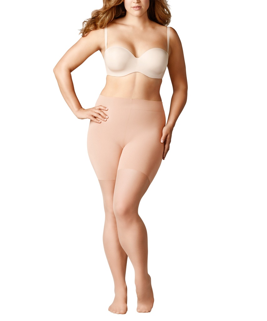 Collant fin 20 deniers FALKE "Beauty Plus 20 Plus Size Tights" 43000 - Powder 4069 (A/SHORT)