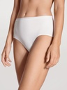 Culotte coton taille haute CALIDA "Natural Comfort" 21375 - Blanc 001