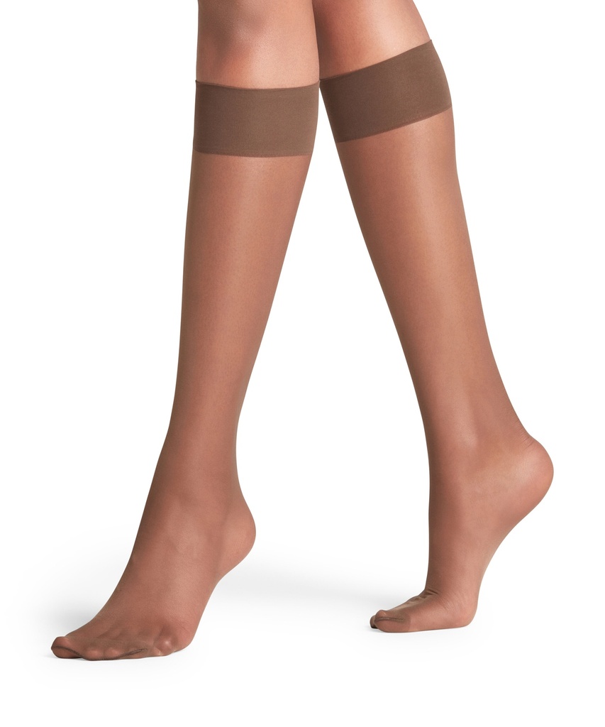 Mi-bas fin 15 deniers FALKE "Seidenglatt 15" 41790 - Coffee 5309 (35/38)