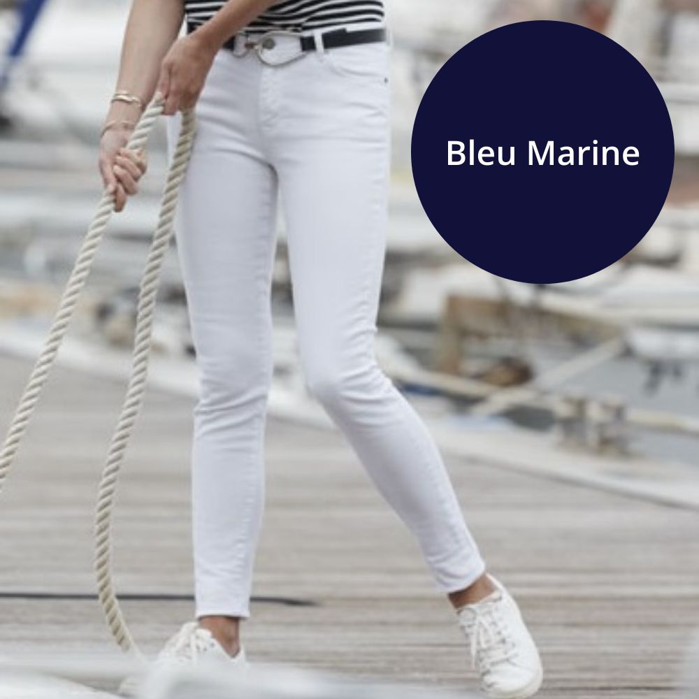 Pantalon legging JANIRA "Casual Denim" 1025257 - Marine 019