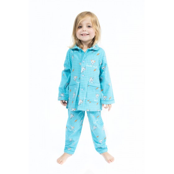 Pyjama enfant boutonné en pilou JUSQU'AU LEVER DU JOUR - Koala (6ANS)