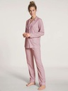 Pyjama dame long boutonné 100% coton CALIDA "Endless Dreams" 43821 - Fragrant Lilac 283