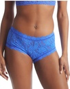 Shorty dentelle stretch HANKY PANKY "Boyshort" 4812P - Blue solace BSOL