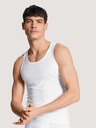 Singlet homme en coton durable & anti-odeurs CALIDA "Pure & Style" 12986 - Blanc 001 (S)